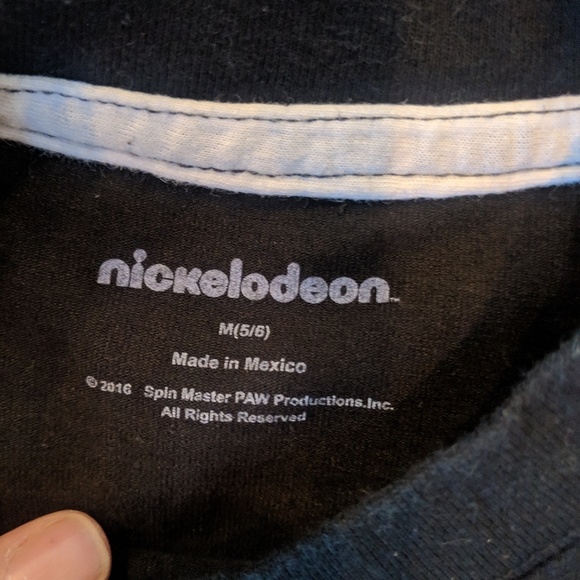 Paw Patrol short sleeve tee size Medium 5/6 - Picture 3 of 3